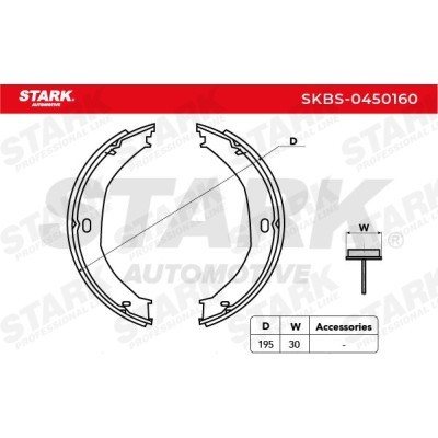 Klocki hamulcowe Stark SKBS-0450160 SKBS-0450160 - foto 5
