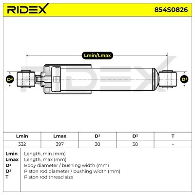 Amortyzator RIDEX 854S0826 854S0826 - foto 4