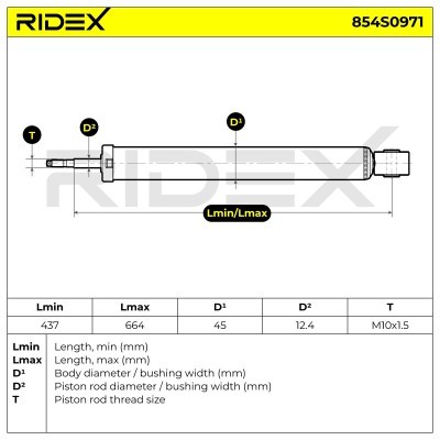 Amortyzator RIDEX 854S0971 854S0971 - foto 8