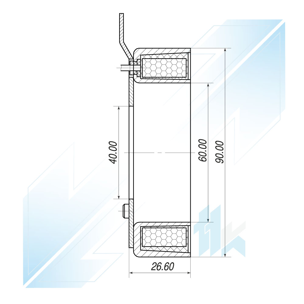 Elektromagnes Sprężarki Klimatyzacji VISTEON HCC HS NI, 12V 116VHS0200 - foto 3