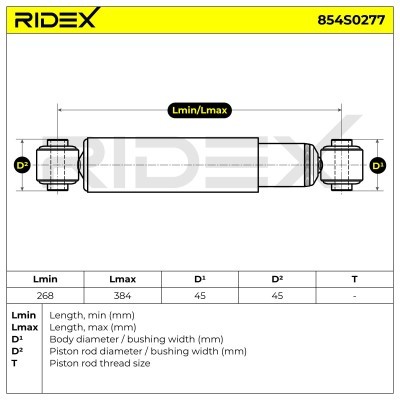 Amortyzator RIDEX 854S0277 854S0277 - foto 8
