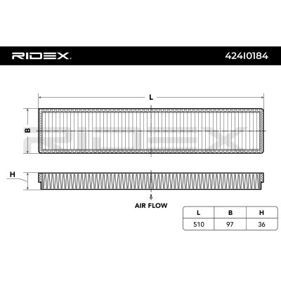 Filtr Kabinowy RIDEX 424I0184 424I0184 - foto 3