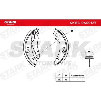 Klocki hamulcowe Stark SKBS-0450127 SKBS-0450127 - foto 5