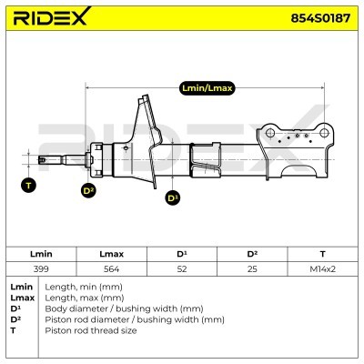 Amortyzator RIDEX 854S0187 854S0187 - foto 6