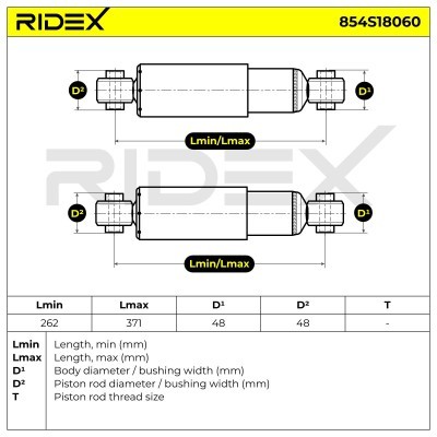 Amortyzator RIDEX 854S18060 854S18060 - foto 7
