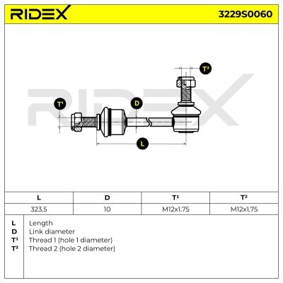 Łącznik Stabilizatora RIDEX 3229S0060 3229S0060 - foto 3