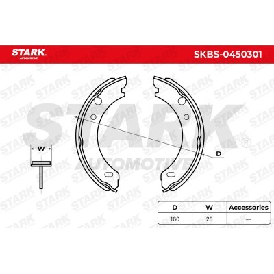Klocki hamulcowe Stark SKBS-0450301 SKBS-0450301 - foto 5