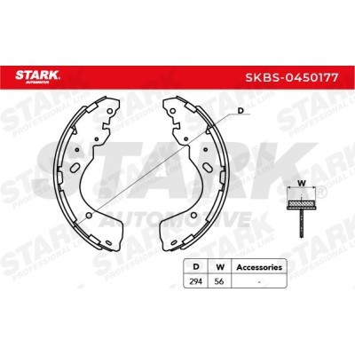 Klocki hamulcowe Stark SKBS-0450177 SKBS-0450177 - foto 5