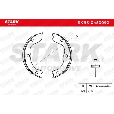Klocki hamulcowe Stark SKBS-0450092 SKBS-0450092 - foto 3