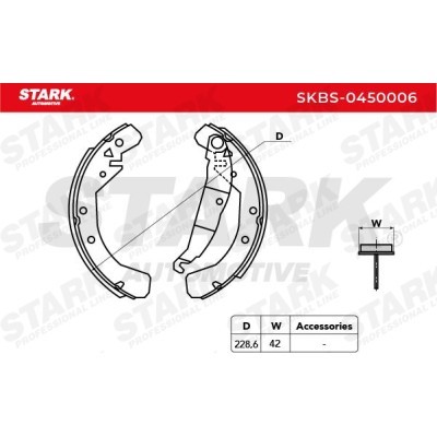 Klocki hamulcowe Stark SKBS-0450006 SKBS-0450006 - foto 6
