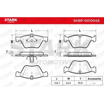 Klocki hamulcowe Stark SKBP-0010045 SKBP-0010045 - foto 4