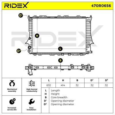 Chłodnica RIDEX 470R0656 470R0656 - foto 5