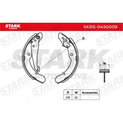 Klocki hamulcowe Stark SKBS-0450009 SKBS-0450009 - foto 4