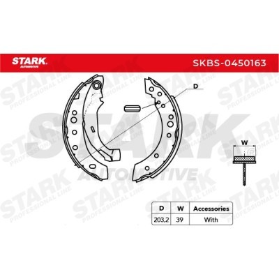Klocki hamulcowe Stark SKBS-0450163 SKBS-0450163 - foto 5