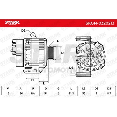 Alternator Stark SKGN-0320213 SKGN-0320213 - foto 9