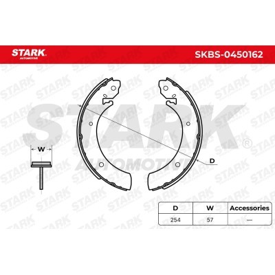 Klocki hamulcowe Stark SKBS-0450162 SKBS-0450162 - foto 6