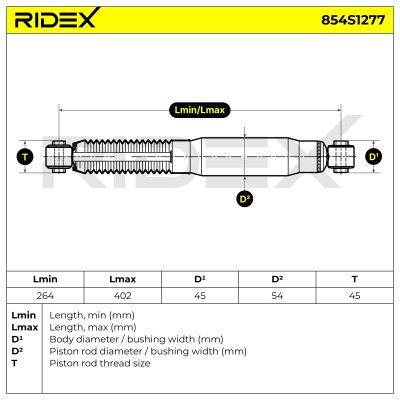 Amortyzator RIDEX 854S1277 854S1277 - foto 6