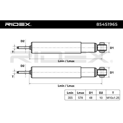 Amortyzator RIDEX 854S1965 854S1965 - foto 5