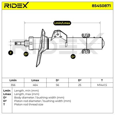 Amortyzator RIDEX 854S0871 854S0871 - foto 4
