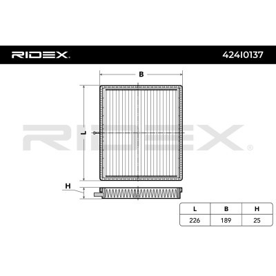 Filtr Kabinowy RIDEX 424I0137 424I0137 - foto 3