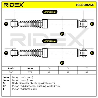 Amortyzator RIDEX 854S18240 854S18240 - foto 7