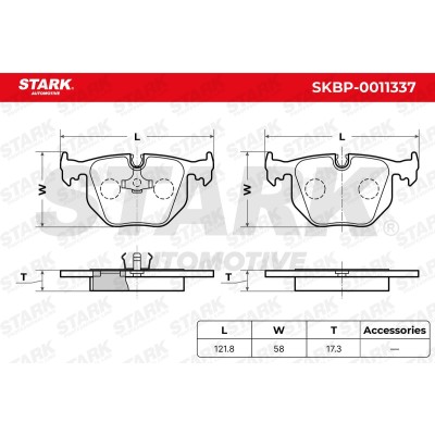 Klocki hamulcowe Stark SKBP-0011337 SKBP-0011337 - foto 5