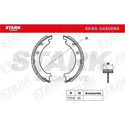 Klocki hamulcowe Stark SKBS-0450065 SKBS-0450065 - foto 5
