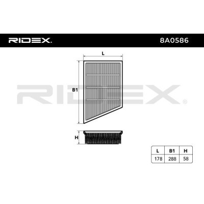 Filtr Powietrza RIDEX 8A0586 8A0586 - foto 6