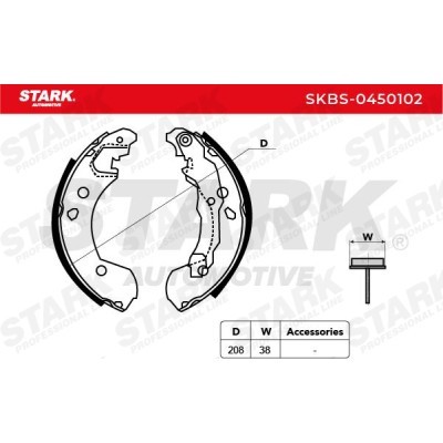 Klocki hamulcowe Stark SKBS-0450102 SKBS-0450102 - foto 5