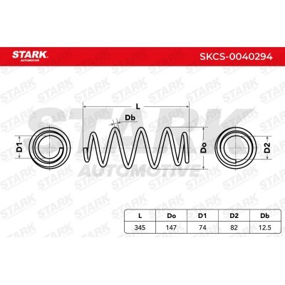 Sprężyna Zawieszenia Stark SKCS-0040294 SKCS-0040294 - foto 4