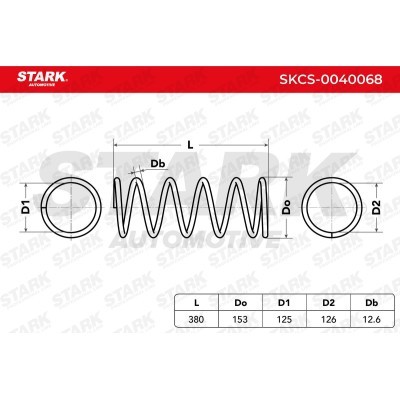 Sprężyna Zawieszenia Stark SKCS-0040068 SKCS-0040068 - foto 6