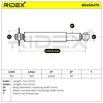 Amortyzator RIDEX 854S0475 854S0475 - foto 6