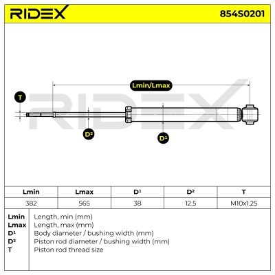 Amortyzator RIDEX 854S0201 854S0201 - foto 8
