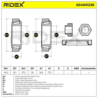 Łożysko Koła RIDEX 654W0238 654W0238 - foto 10