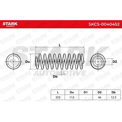 Sprężyna Zawieszenia Stark SKCS-0040452 SKCS-0040452 - foto 5