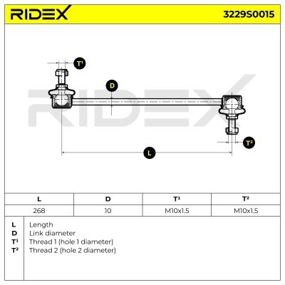 Łącznik Stabilizatora RIDEX 3229S0015 3229S0015 - foto 4