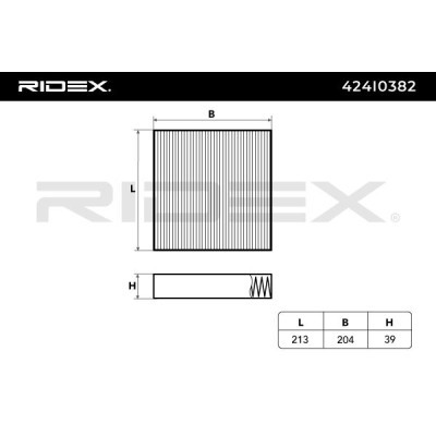 Filtr Kabinowy RIDEX 424I0382 424I0382 - foto 4
