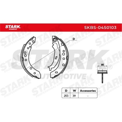 Klocki hamulcowe Stark SKBS-0450103 SKBS-0450103 - foto 5