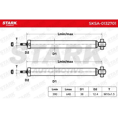 Amortyzator Stark SKSA-0132701 SKSA-0132701 - foto 4