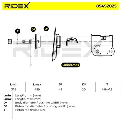 Amortyzator RIDEX 854S2025 854S2025 - foto 6