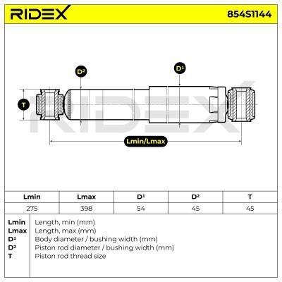 Amortyzator RIDEX 854S1144 854S1144 - foto 6