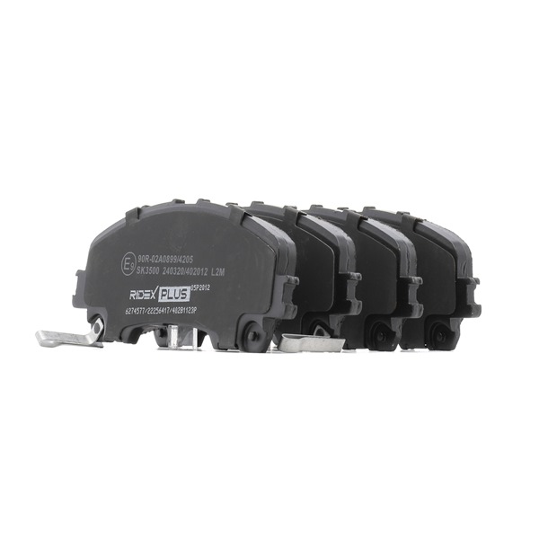 Klocki hamulcowe RIDEX 402B1123P 402B1123P - foto 1