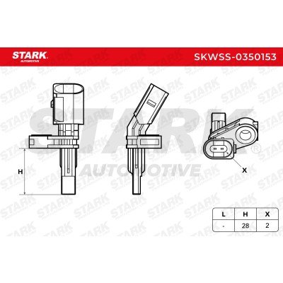 Czujnik ABS Stark SKWSS-0350153 SKWSS-0350153 - foto 6