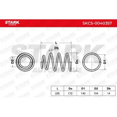 Sprężyna Zawieszenia Stark SKCS-0040357 SKCS-0040357 - foto 5