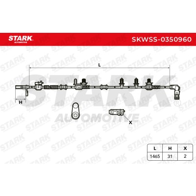 Czujnik ABS Stark SKWSS-0350960 SKWSS-0350960 - foto 6