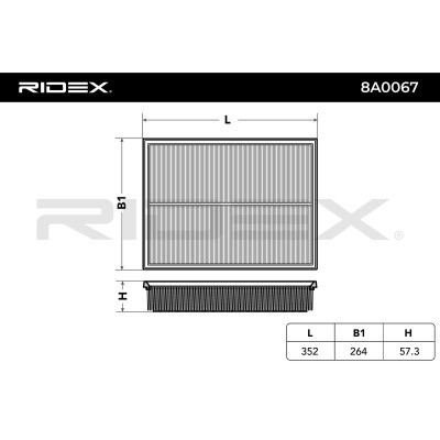 Filtr Powietrza RIDEX 8A0067 8A0067 - foto 4