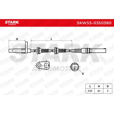 Czujnik ABS Stark SKWSS-0350380 SKWSS-0350380 - foto 5