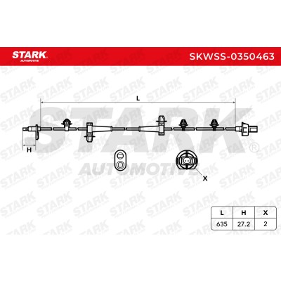 Czujnik ABS Stark SKWSS-0350463 SKWSS-0350463 - foto 6