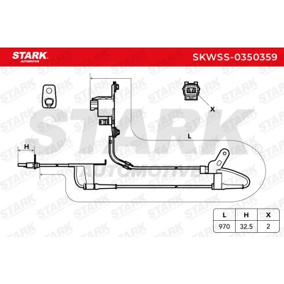 Czujnik ABS Stark SKWSS-0350359 SKWSS-0350359 - foto 7