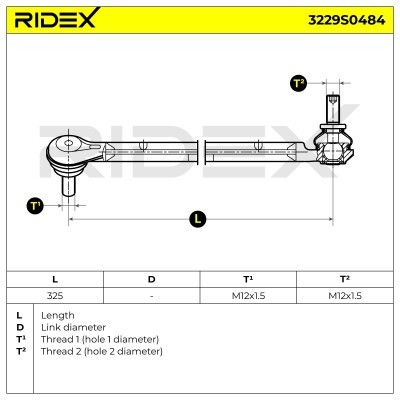 Łącznik Stabilizatora RIDEX 3229S0484 3229S0484 - foto 7